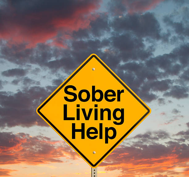 Sober Living Help sign