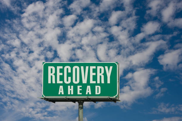 Recovery ahead sign